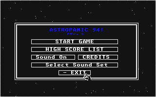 AstroPanic 94! atari screenshot